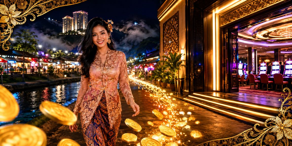 Kasino langsung bertemakan Genting Highlands dengan suasana hiburan malam Malaysia