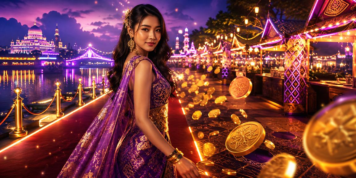 Suasana hiburan kasino dan pertaruhan bertemakan Putrajaya di platform luky88