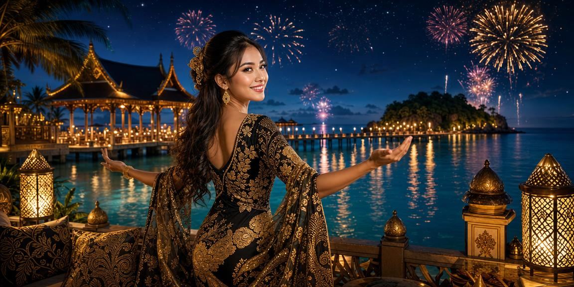 Suasana pertaruhan bertemakan batik Terengganu di platform luky88